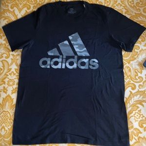 Mens Adidas Black Tee